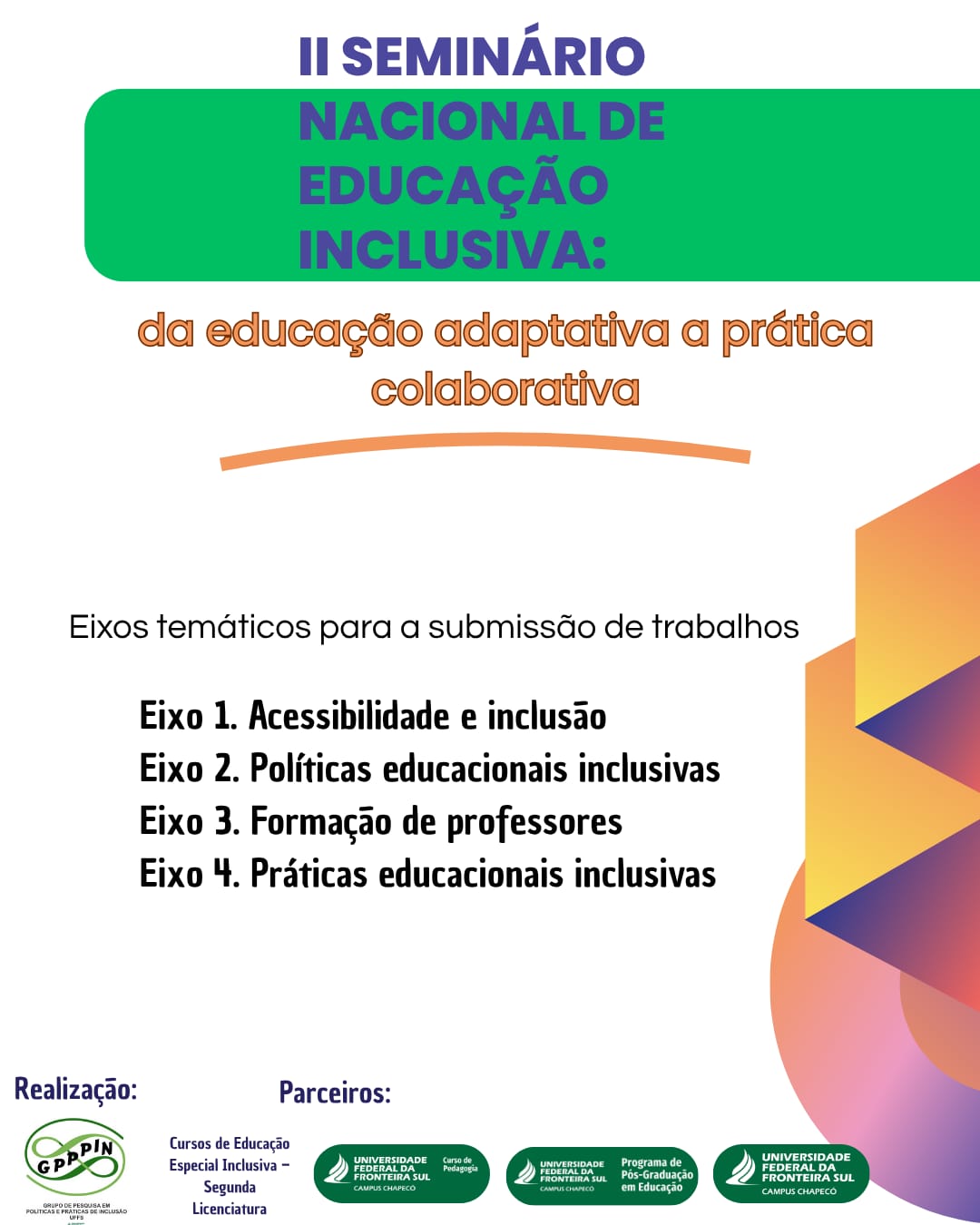 SENEI - Seminário Nacional de Educação Inclusiva